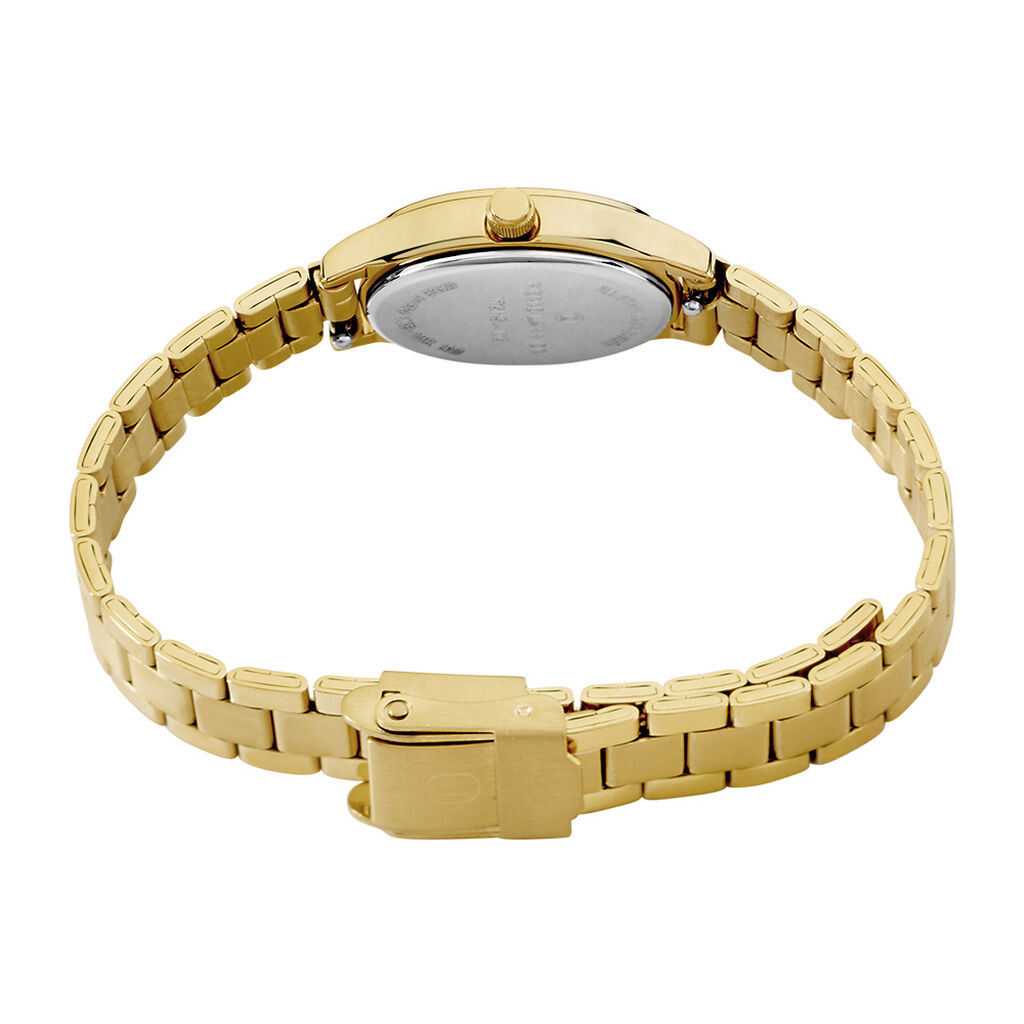 Montre Pierre Lannier Lannier Ovalia Champagne - Montres &eacute;tanches Femme | Histoire d&rsquo;Or
