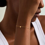 Bracelet Tinia Argent Dor&eacute; A L'Or 750/1000 - Bracelets fantaisie Femme | Histoire d&rsquo;Or