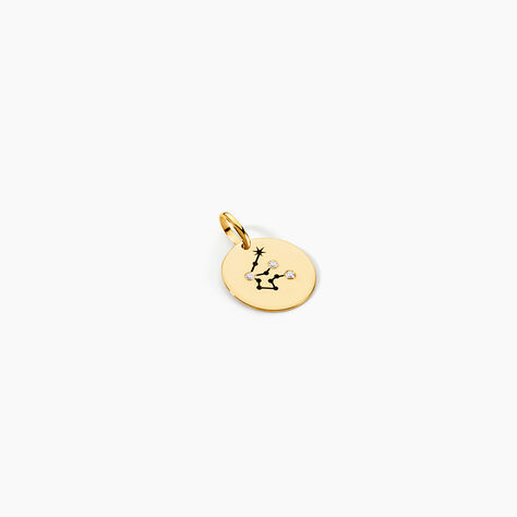 Pendentif Or Jaune Astraea Oxyde De Zirconium - Pendentifs empierr&eacute;s Femme | Histoire d&rsquo;Or