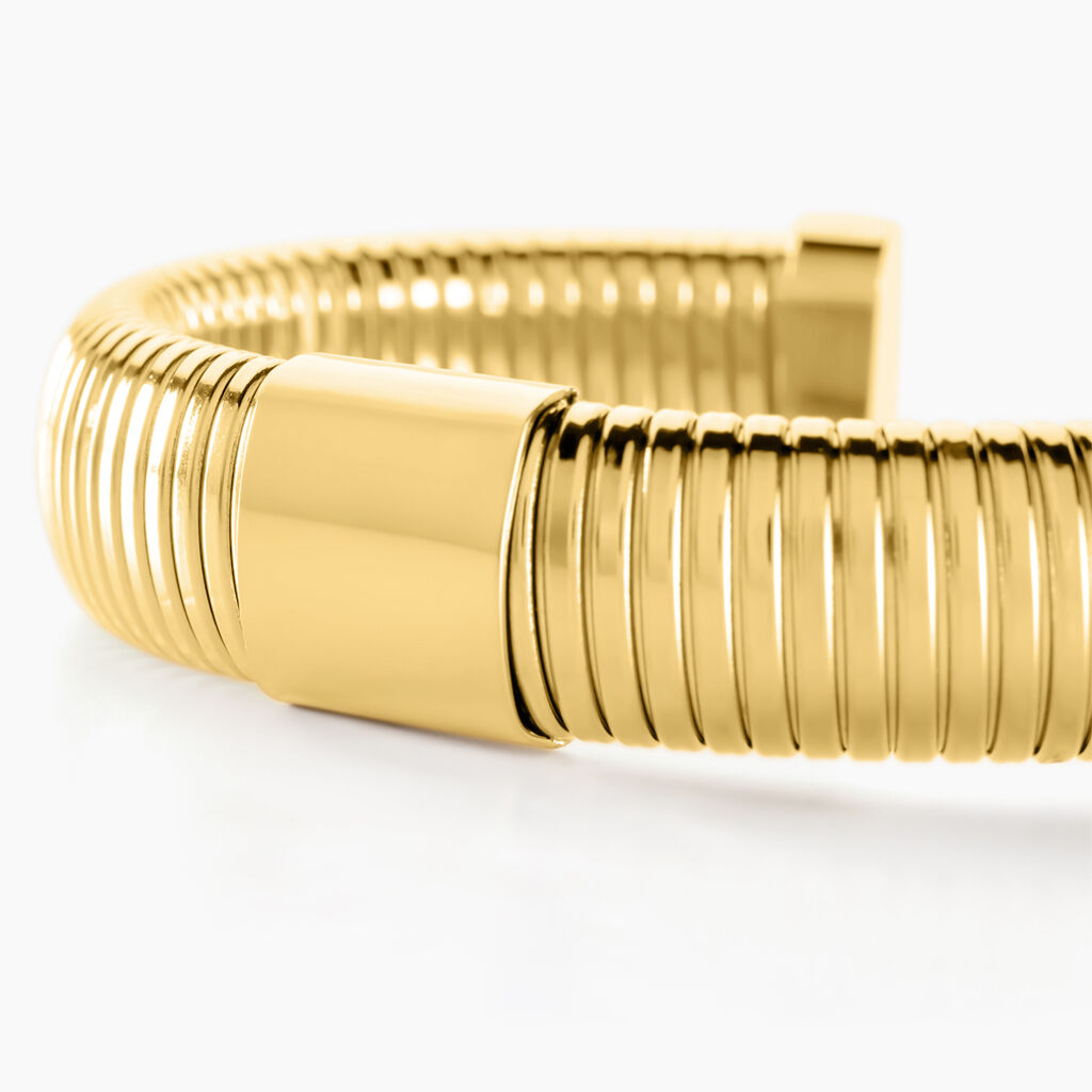 Bracelet Jonc Dafnie Acier Jaune - Bracelets fantaisie Femme | Histoire d&rsquo;Or