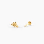 Piercing Georgo Or Jaune - Piercings Femme | Histoire d&rsquo;Or