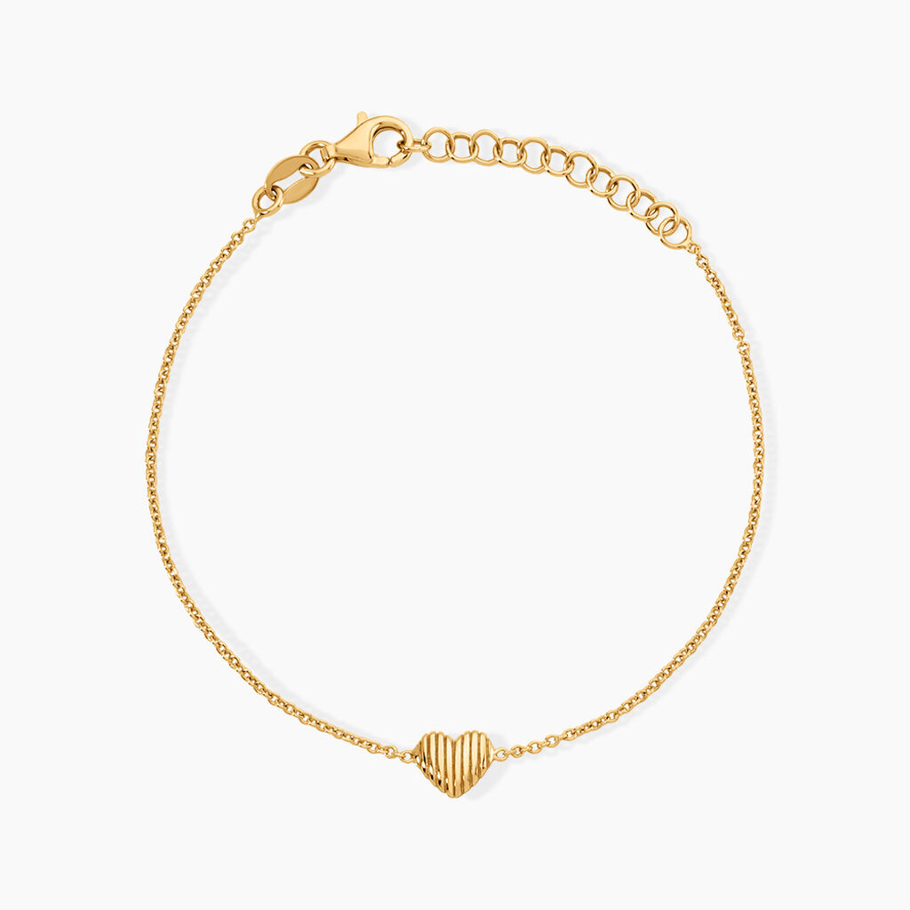 Bracelet Telia Argent Dor&eacute; A L'Or 750/1000 - Bijoux sans pierre Femme | Histoire d&rsquo;Or