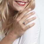 Bague Or Blanc Fany Topaze Oxydes De Zirconium - Solitaires accompagn&eacute;s Femme | Histoire d&rsquo;Or