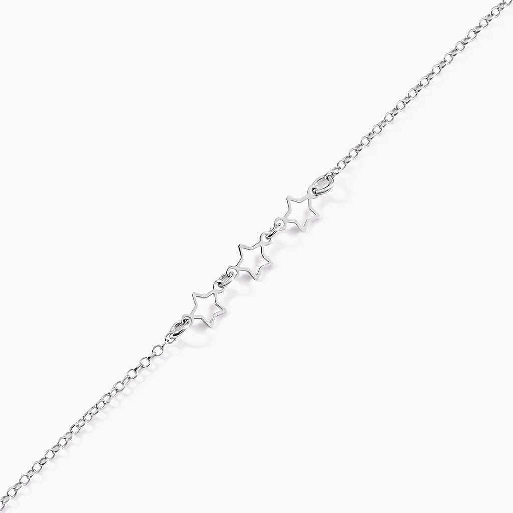 Bracelet Olwen Argent Blanc - Bracelets fantaisie Femme | Histoire d&rsquo;Or