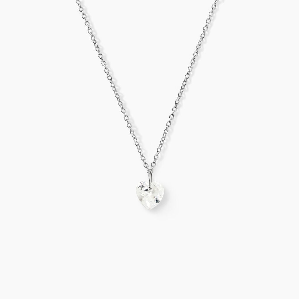 Collier Argent Sopher Oxyde De Zirconium - Colliers fantaisie Femme | Histoire d&rsquo;Or