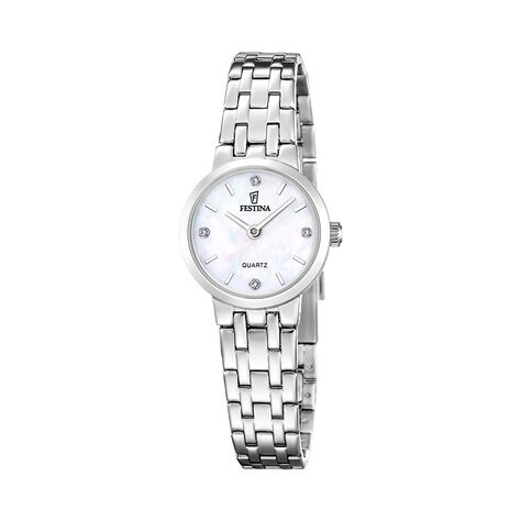 Montre Festina Mademoiselle 23 Nacre Blanche - Montres &eacute;tanches Femme | Histoire d&rsquo;Or