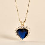 Pendentif Nelsa Plaqu&eacute; Or Jaune Oxyde De Zirconium - Pendentifs empierr&eacute;s Femme | Histoire d&rsquo;Or