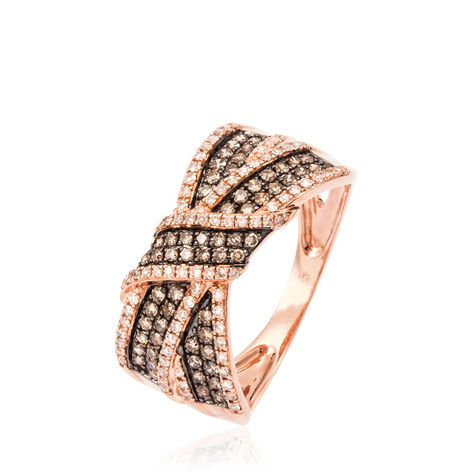 Bague Agnes Or Rose Diamant - Bagues 18 carats Femme | Histoire d&rsquo;Or