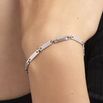 Bracelet Celina Argent Blanc Oxyde De Zirconium - Bracelets Pierre Femme | Histoire d&rsquo;Or