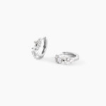 Cr&eacute;oles Rio Argent Blanc Oxyde De Zirconium - Cr&eacute;oles fantaisie Femme | Histoire d&rsquo;Or