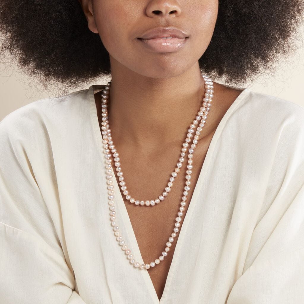 Collier Sautoir Mabella Perle De Culture - Colliers pierre Femme | Histoire d&rsquo;Or