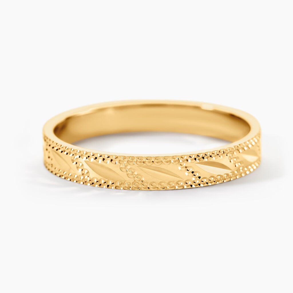 Alliance Eucleia Or Jaune - Alliances duo Unisex | Histoire d&rsquo;Or