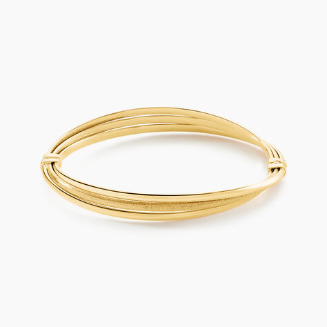 Bracelet Jonc Claudie 3 Fils Entrelaces Or Jaune - Bracelets Anneaux Entrelaces Femme | Histoire d&rsquo;Or