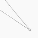 Collier Marciana Argent Blanc Oxyde De Zirconium - Colliers fantaisie Femme | Histoire d&rsquo;Or