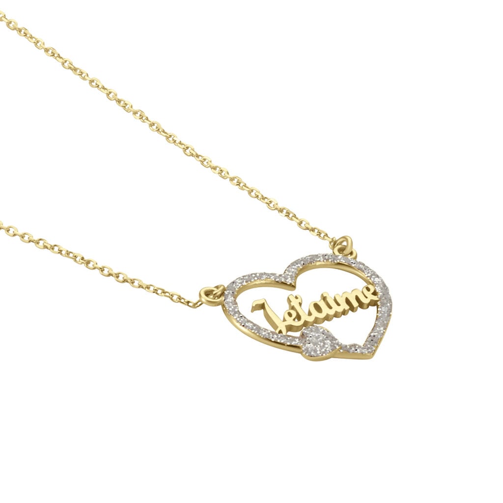 Collier Or Jaune Meria - Colliers Femme | Histoire d&rsquo;Or