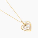 Pendentif Ademe Or Jaune Oxyde De Zirconium - Pendentifs empierr&eacute;s Femme | Histoire d&rsquo;Or
