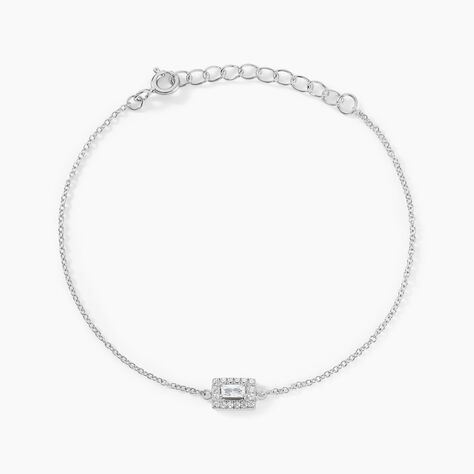 Bracelet Rio Argent Blanc Oxyde De Zirconium - Bracelets Pierre Femme | Histoire d&rsquo;Or