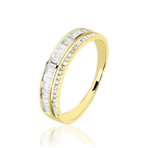 Bague Constance Or Jaune Diamant - Bagues pierres pr&eacute;cieuses Femme | Histoire d&rsquo;Or