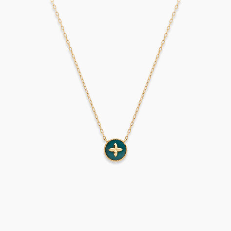 Collier Lucky Gems Or Jaune Amazonite - Colliers pierre Femme | Histoire d&rsquo;Or