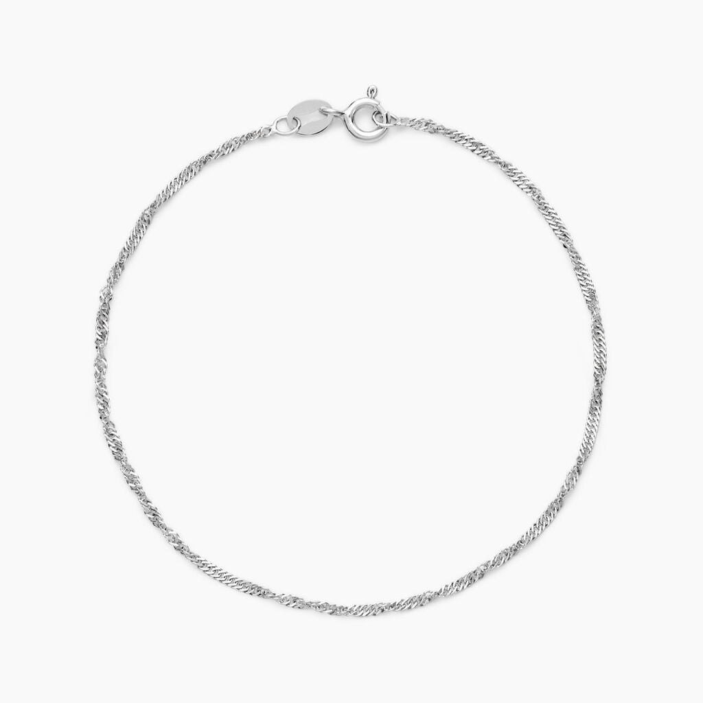 Bracelet Arletty Argent Blanc - Bracelets fantaisie Femme | Histoire d&rsquo;Or