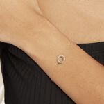 Bracelet Or Jaune Tresha Diamants - Bracelets Anneaux Entrelaces Femme | Histoire d&rsquo;Or