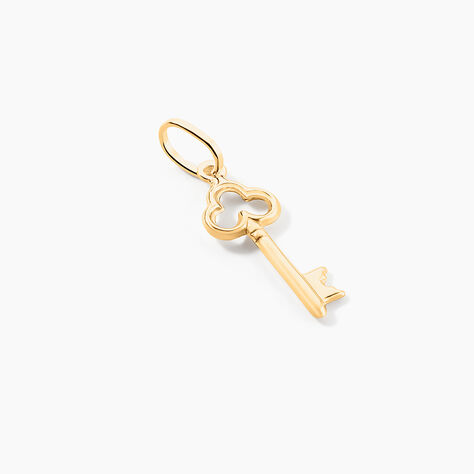 Pendentif Fatilia Clef Coeur Or Jaune - Anniversaire Famille | Histoire d&rsquo;Or