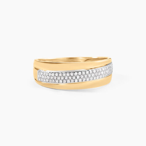 Bague Tima Or Jaune Diamant - Bagues pierres pr&eacute;cieuses Femme | Histoire d&rsquo;Or