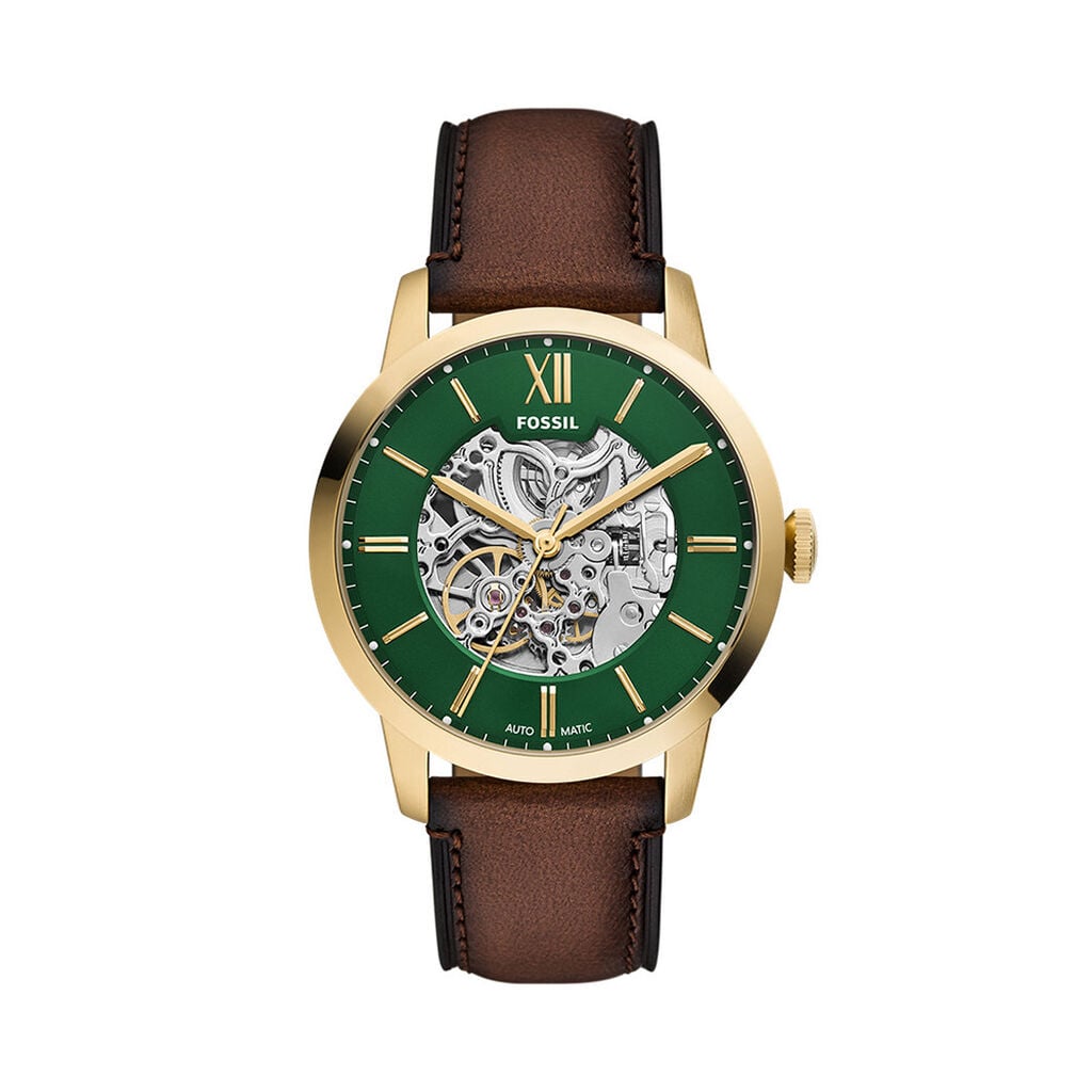Montre Fossil Townsman Automatic Vert - Montres m&eacute;caniques Homme | Histoire d&rsquo;Or