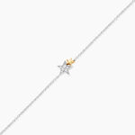Bracelet Or Jaune Argent Blanc Oxyde De Zirconium - Bracelets Pierre Femme | Histoire d&rsquo;Or