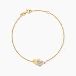 Bracelet Zora Argent Dor&eacute; A L'Or 750/1000 - S&eacute;lection demoiselle d'honneur Femme | Histoire d&rsquo;Or