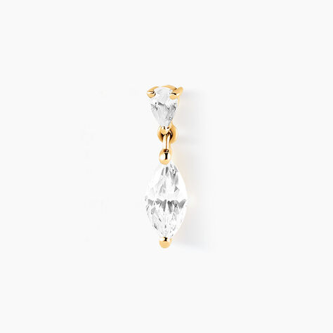 Piercing D'oreille Unitaire  Urbana Or Jaune Oxyde De Zirconium - Piercings Femme | Histoire d&rsquo;Or