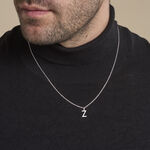 Pendentif Ionia Lettre Or Blanc - Anniversaire Famille | Histoire d&rsquo;Or
