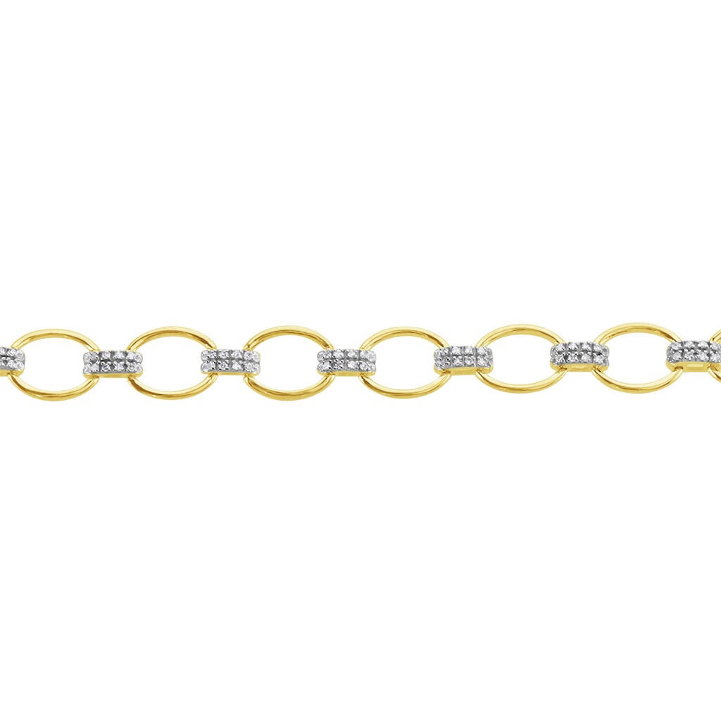Bracelet Or Jaune Kayly Diamants - Bracelets Pierre Femme | Histoire d&rsquo;Or