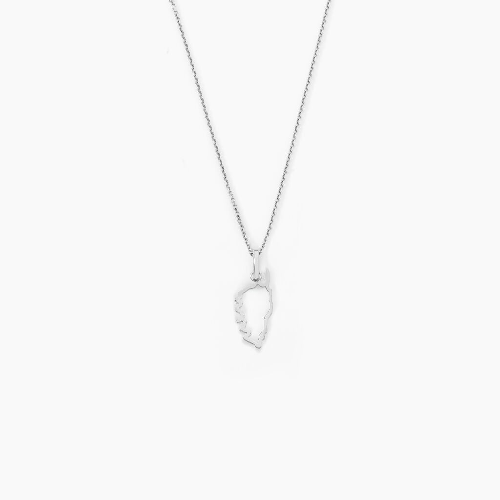 Pendentif Corsica Or Blanc - Pendentifs Famille | Histoire d&rsquo;Or