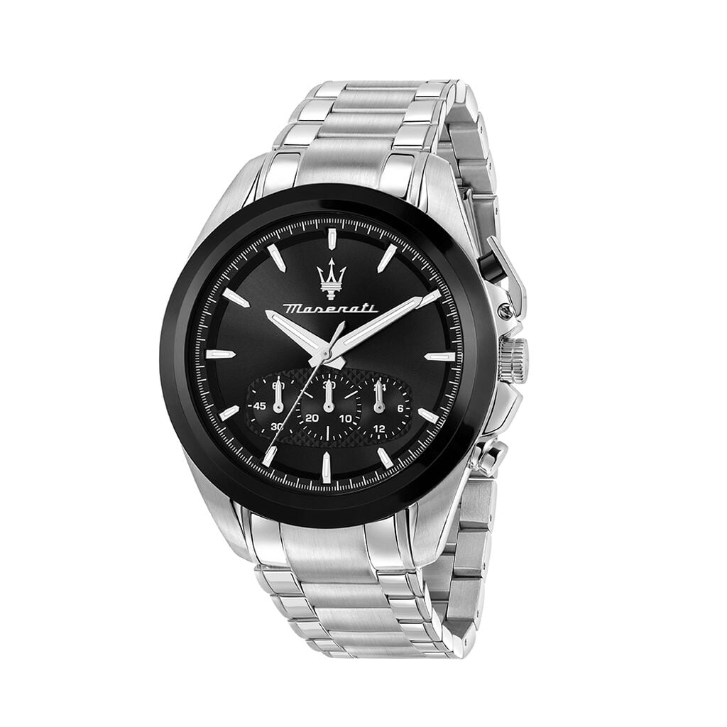 Montre Maserati Traguardo Noir - Montres chronographes Homme | Histoire d&rsquo;Or
