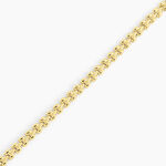 Bracelet Allure Argent Jaune - Bijoux sans pierre Femme | Histoire d&rsquo;Or