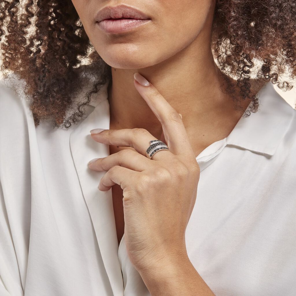 Bague Heldea Or Blanc Diamant - Bagues pierres pr&eacute;cieuses Femme | Histoire d&rsquo;Or