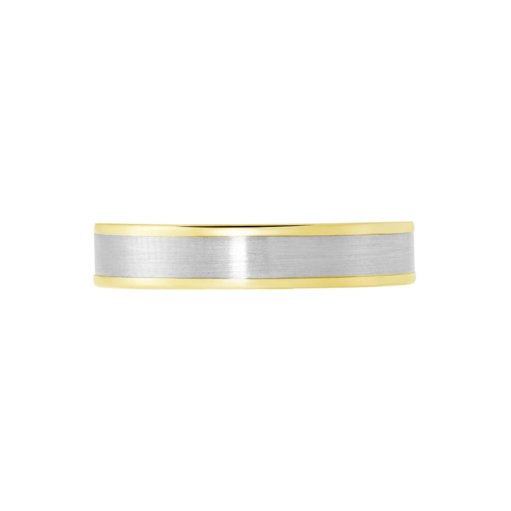Alliance Darko Or Bicolore - Alliances duo Unisex | Histoire d&rsquo;Or