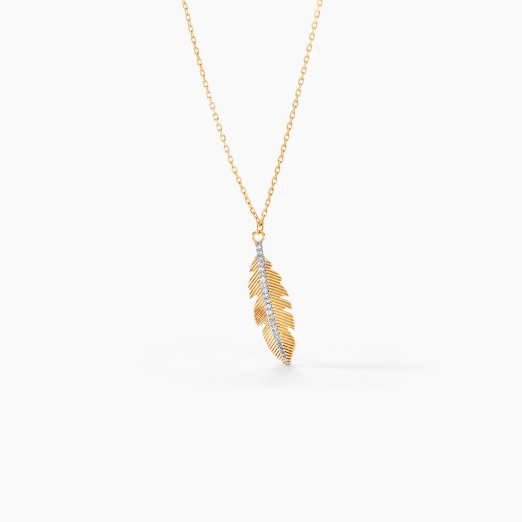 Collier Paola Or Jaune Diamant - Bijoux Pierres Pr&eacute;cieuses Femme | Histoire d&rsquo;Or