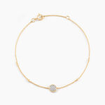 Bracelet Melisane Or Jaune Diamant - Bracelets Pierre Femme | Histoire d&rsquo;Or