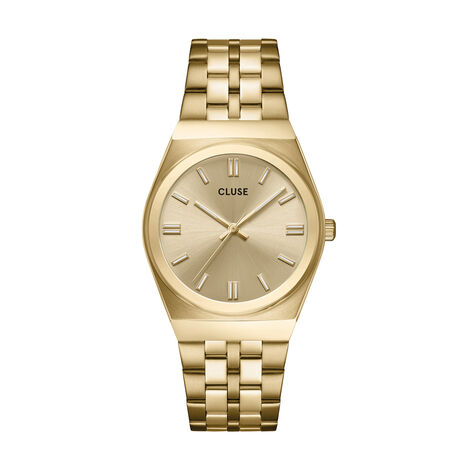 Montre Cluse Retro 70's Dor&eacute; - Montres &eacute;tanches Femme | Histoire d&rsquo;Or