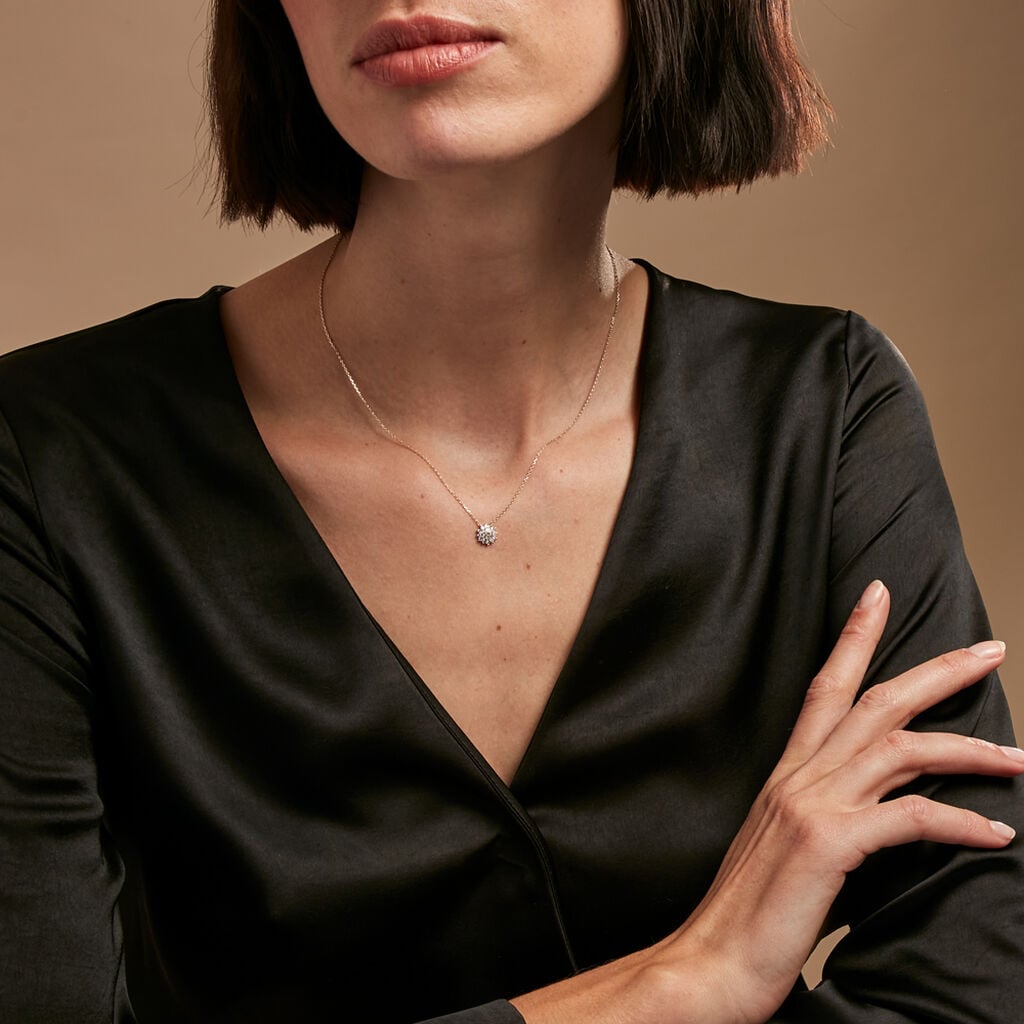 Collier Caliopee Or Jaune Diamant - Bijoux Pierres Pr&eacute;cieuses Femme | Histoire d&rsquo;Or
