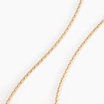 Cha&icirc;ne Igoa Maille For&ccedil;at Diamantee Or Jaune - Chaines Unisex | Histoire d&rsquo;Or
