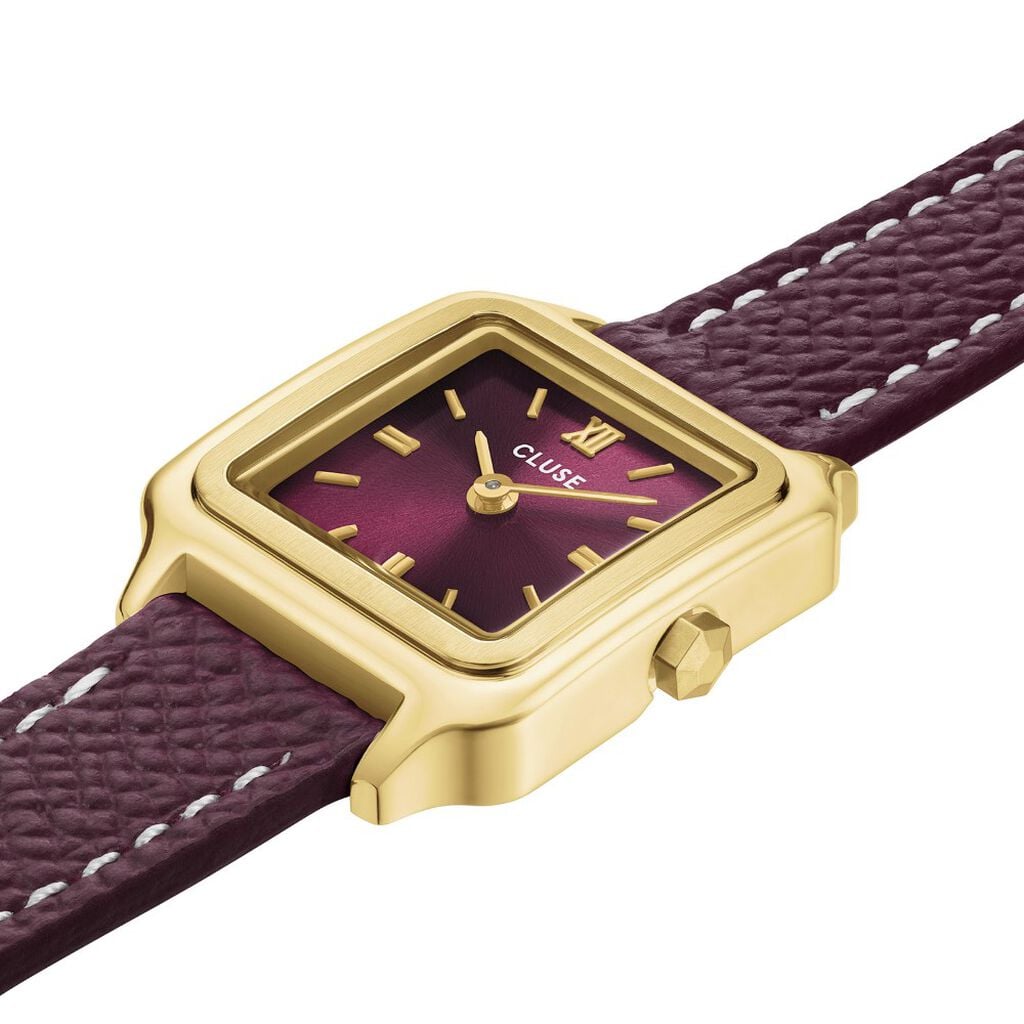 Montre Cluse Gracieuse Mini Bordeaux - Montres &eacute;tanches Femme | Histoire d&rsquo;Or