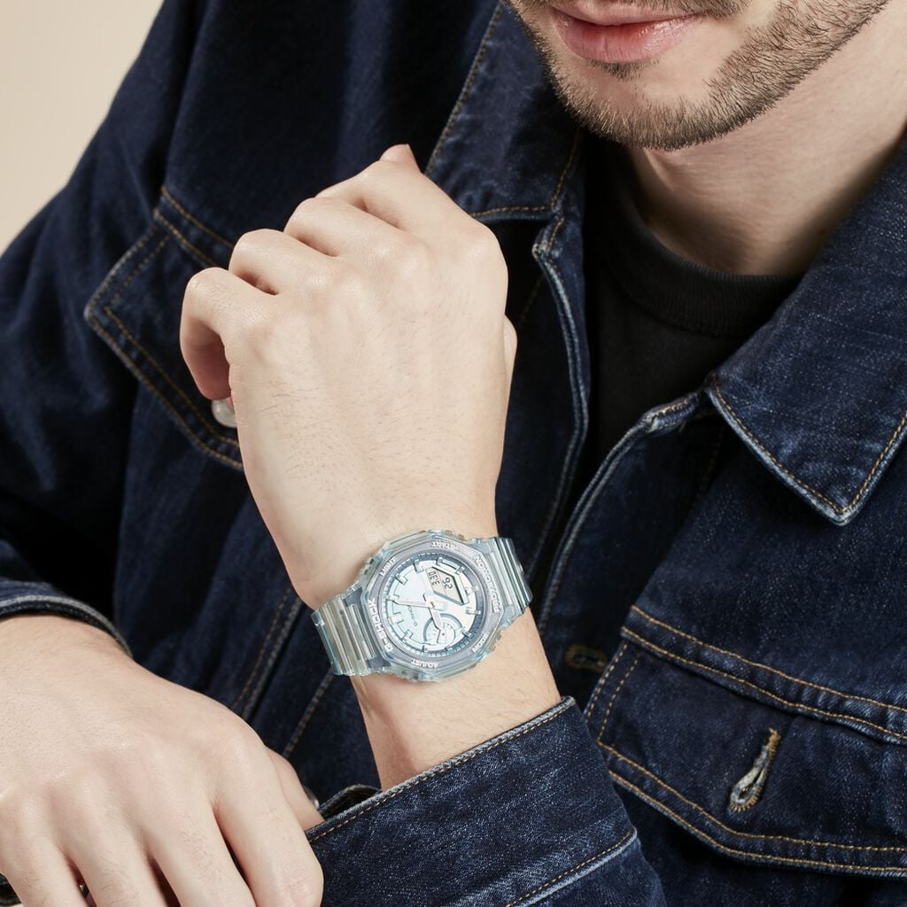 Montre Casio G-shock Bleu - Montres digitales Femme | Histoire d&rsquo;Or