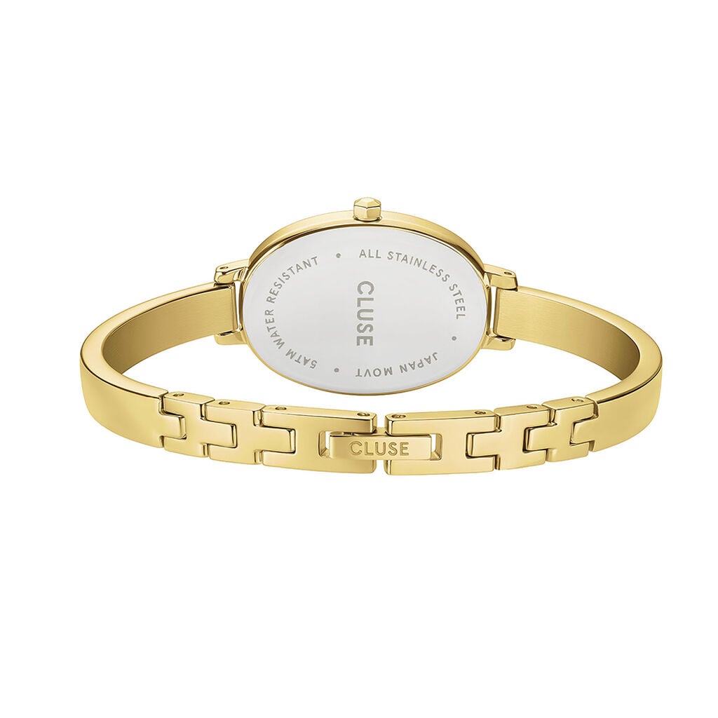 Montre Cluse L'Ovale Marron - Montres &eacute;tanches Femme | Histoire d&rsquo;Or