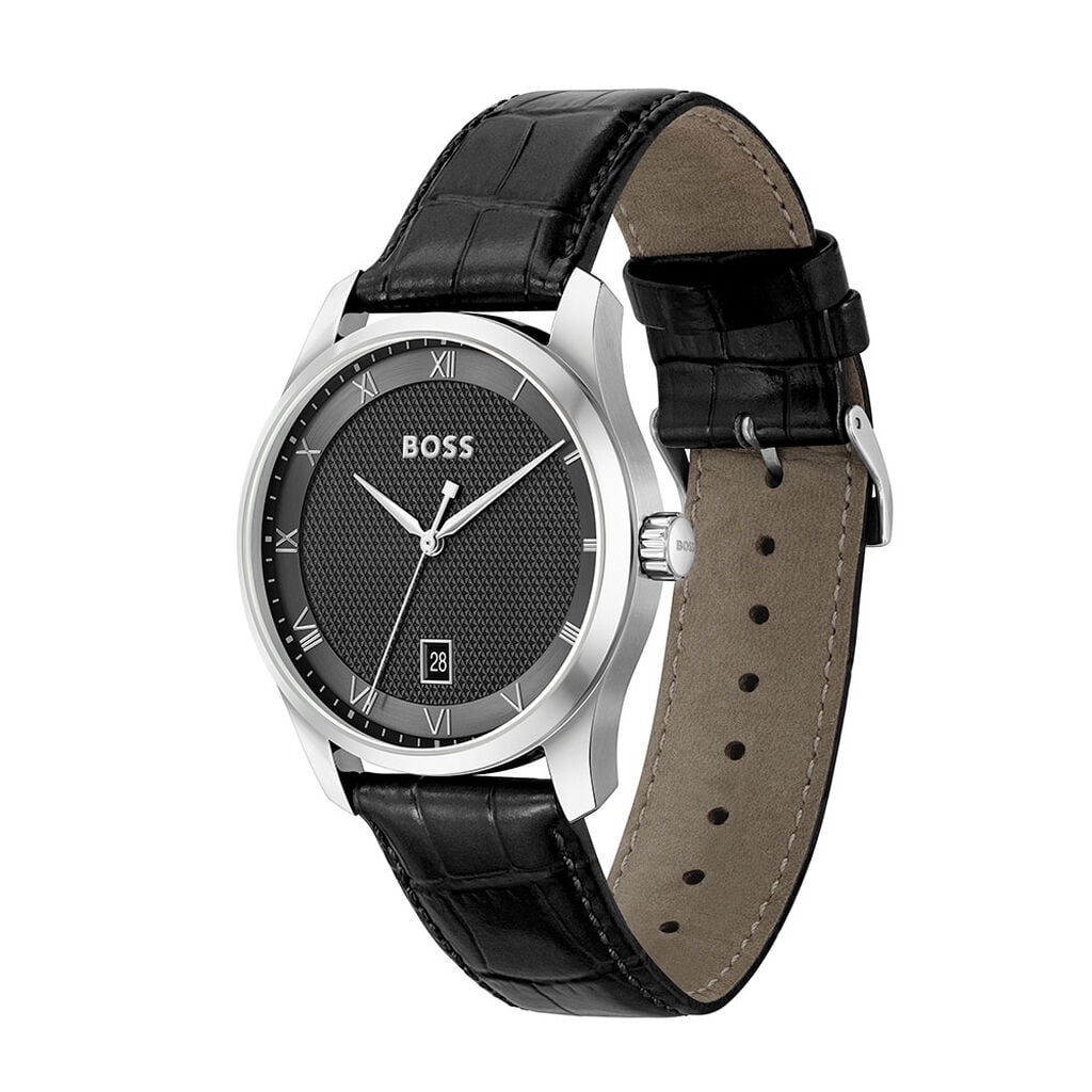 Montre Boss Principle Noir - Montres &eacute;tanches Homme | Histoire d&rsquo;Or