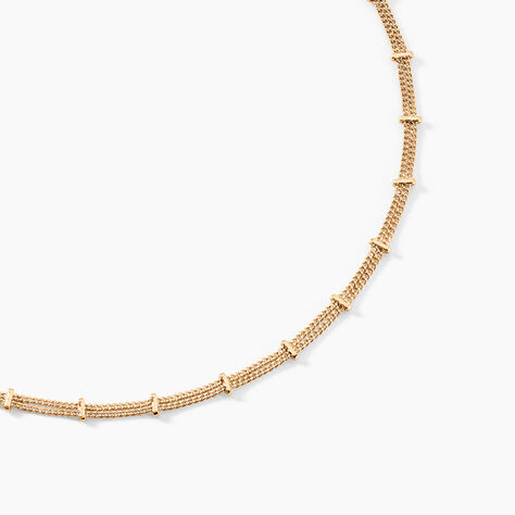 Collier Naria Plaqu&eacute; Or Jaune - Colliers doubles et triples cha&icirc;nes Femme | Histoire d&rsquo;Or