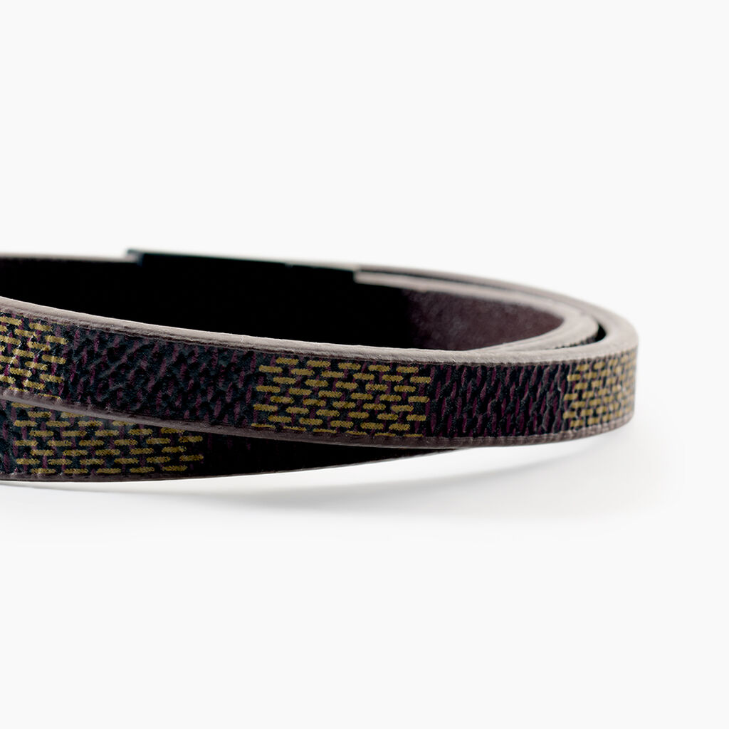 Bracelet Jourdan Chicago Cuir Noir Et Marron - Bracelets Cuir Homme | Histoire d&rsquo;Or