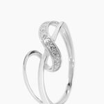 Bague Emma-lise Or Blanc Diamant - Bagues de fian&ccedil;ailles vintage Femme | Histoire d&rsquo;Or